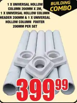 Boxer Build Universal Hollow Column Building Combo offer