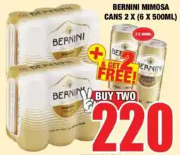 Boxer Liquors Bernini Mimosa offer