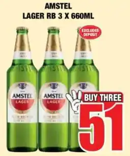 Boxer Liquors AMSTEL LAGER offer