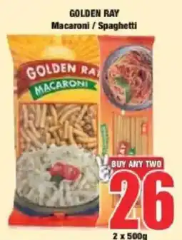 Boxer Golden Ray Macaroni offer