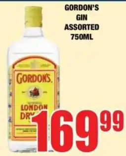 Boxer Liquors Gordon's Gin Assorted offer