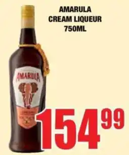 Boxer Liquors Amarula Cream Liqueur offer