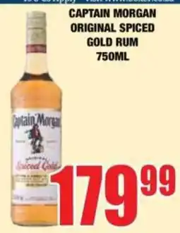 Boxer Liquors Captain Morgan Original Spiced Gold Rum offer