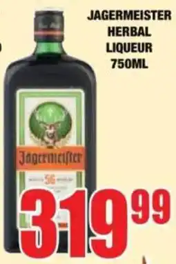 Boxer Liquors Jagermeister Herbal Liqueur offer