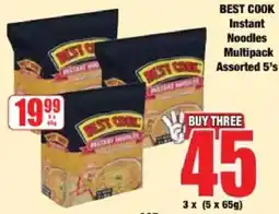 Boxer Best Cook Instant Noodles Multipack Assorted offer