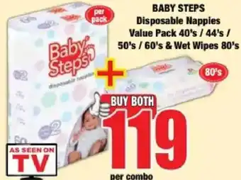 Baby Steps Disposable Nappies