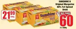Boxer Sunshine D Original Margarine 80% Fat Spread Brick offer