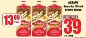 Boxer Albany Superior Sliced Brown Bread offer