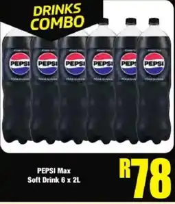 Boxer PEPSI Max Soft Drink offer