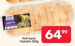 Pick n Pay Hypermarket PnP Garlic Ciabatta offer