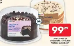 Pick n Pay Hypermarket PnP Chocolate Flavoured Gateau offer