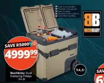 BushBaby Dual Camping Fridge