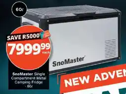 Checkers SnoMaster Single Compartment Metal Camping Fridge offer