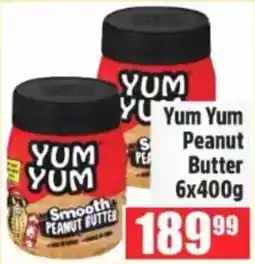Devland Cash And Carry Yum Yum Smooth Peanut Butter offer