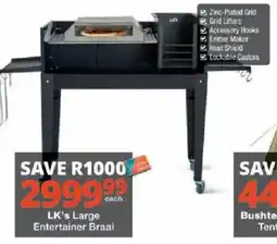 Checkers LK's Large Entertainer Braai offer