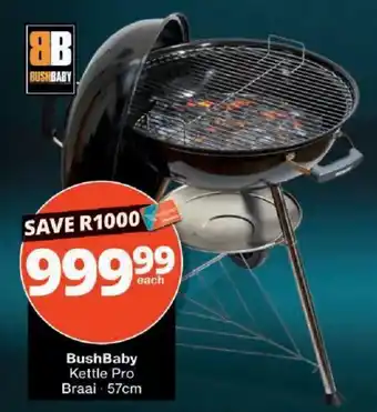 BushBaby Kettle Pro Braai