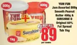 Boxer YUM FUN Jam Assorted offer