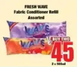 Boxer FRESH WAVE Fabric Conditioner Refill Assorted offer