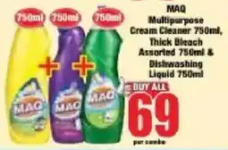 Boxer MAQ Multipurpose Cream Cleaner Thick Bleach Assorted offer