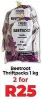 Food Lover's Market Lovers+ - beetroot thriftpacks offer