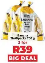 Food Lover's Market Banana thriftpacks offer