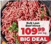 Food Lover's Market Bulk lean beef mince offer