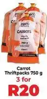 Food Lover's Market Lovers+ - carrot thriftpacks offer