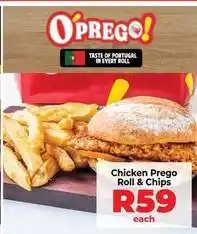 Food Lover's Market Chicken prego roll & chips offer