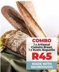 Food Lover's Market Artisanal ciabatta bread, rustic baguette offer