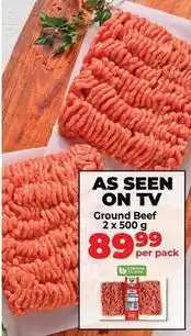 Food Lover's Market Ground beef offer