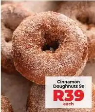Food Lover's Market Cinnamon doughnuts offer