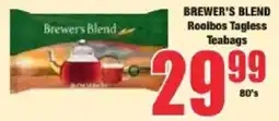 Boxer Brewer's Blend Rooibos Tagless Teabags offer