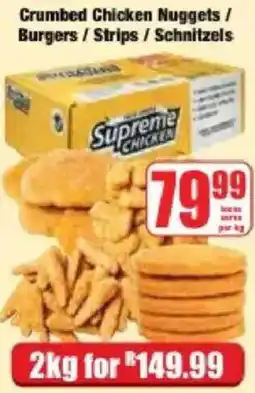 Boxer Supreme Crumbed Chicken Nuggets/ Burgers/ Strips/ Schnitzels offer
