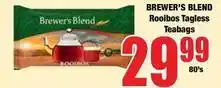 Boxer Rooibos tagless teabags offer