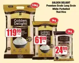 Boxer Golden Delight Premium Grade Long Grain White Parboiled Thai Rice offer