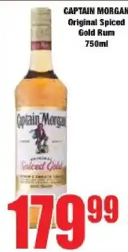 Boxer Captain Morgan Original Spiced Gold Rum offer