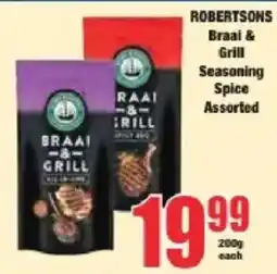 Boxer ROBERTSONS Braai & Grill Seasoning Spice Assorted offer
