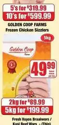 Boxer Frozen - chicken sizzlers offer