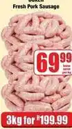 Boxer Boxer - fresh pork sausage offer