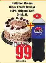 Boxer Pepsi - imitation cream black forest cake & pepsi original soft drink offer