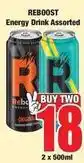 Boxer Reboost - energy drink offer