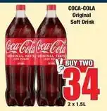 Boxer Coca cola - original soft drink offer