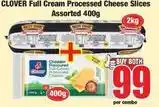 Boxer Clover - full cream processed cheese slices offer