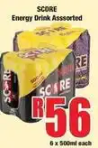 Boxer Score - energy drink offer