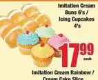 Boxer Rainbow - imitation cream buns 6's / icing cupcakes 4's offer