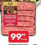 Pick n Pay Liquor Traditional boerewors offer