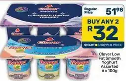 Pick n Pay Clover - low fat smooth yoghurt offer