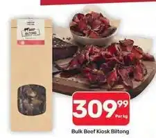 Pick n Pay Liquor Bulk beef kiosk biltong offer