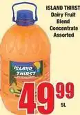 Boxer Thirst - dairy fruit blend concentrate offer