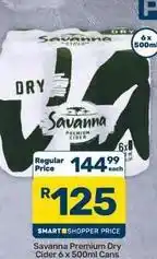 Pick n Pay Liquor Savanna - premium dry cider offer